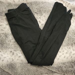 Jet Black Jeggings- Small